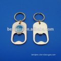 dog tag keychain bottle opener with logo sticker, blank dog tag beer opener keychain
